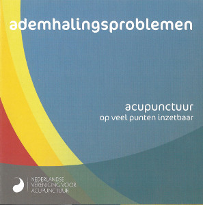 folder van acupunctuur en ademhalingsproblemen