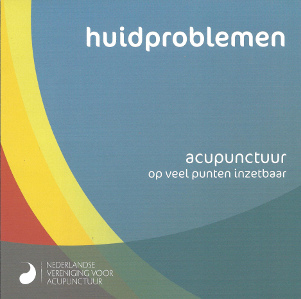 folder van acupunctuur en huidklachten